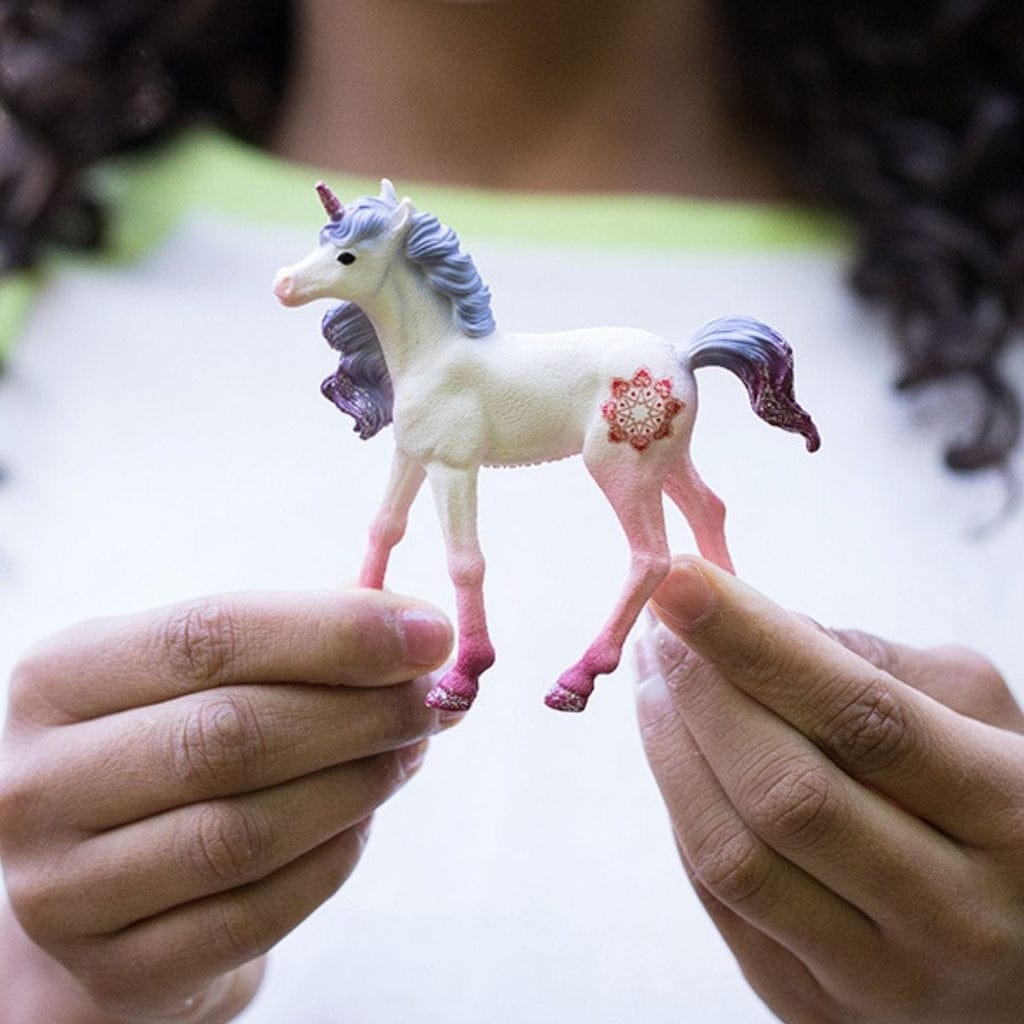 Schleich Animales y Dinosaurios Potrillo de unicornio mandala coleccionable - Schleich SCH70716
