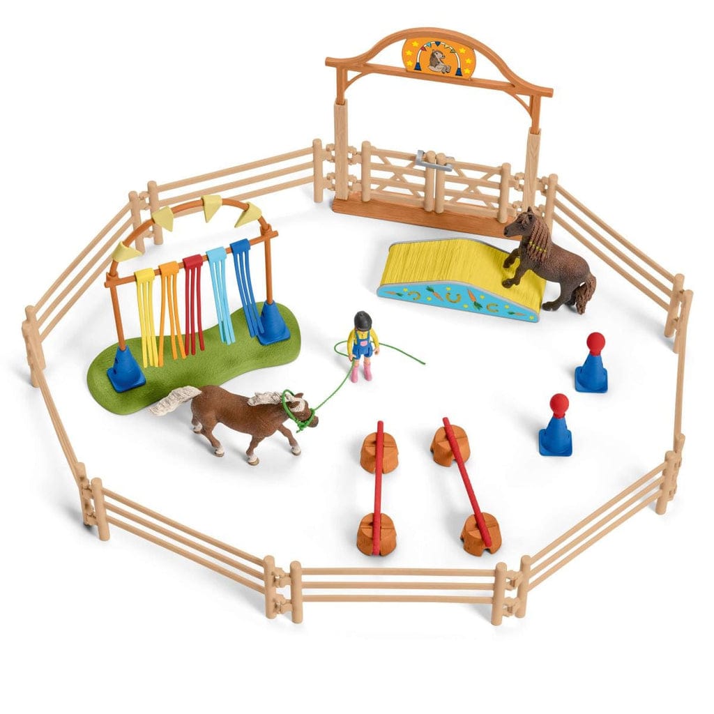 Schleich Animales y Dinosaurios Set de entrenamiento Agility para ponis - Schleich SCH42481