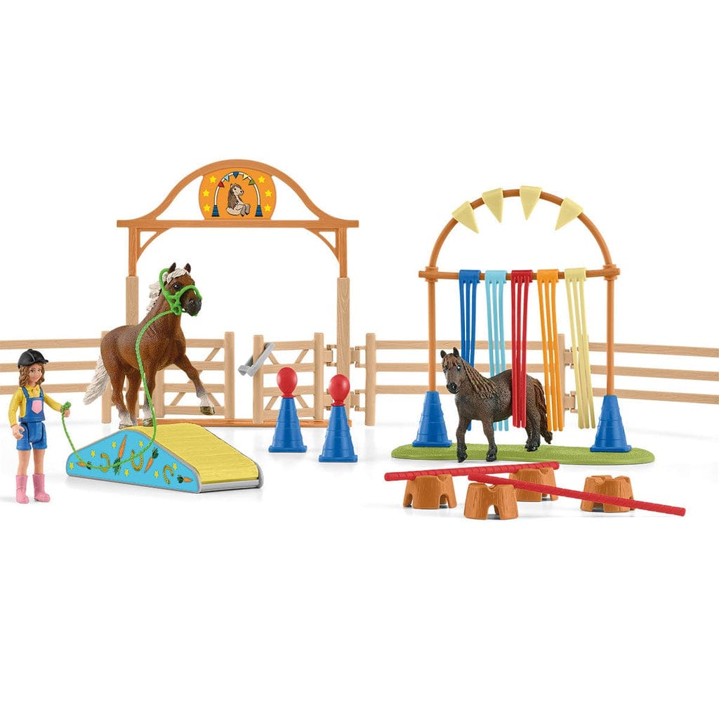 Schleich Animales y Dinosaurios Set de entrenamiento Agility para ponis - Schleich SCH42481