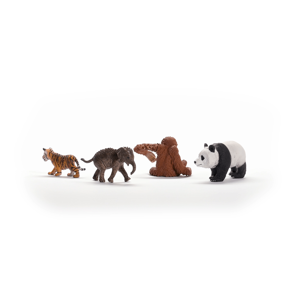 Schleich Animales y Dinosaurios Set de inicio de vida silvestre asiática coleccionable - Schleich SCH42736