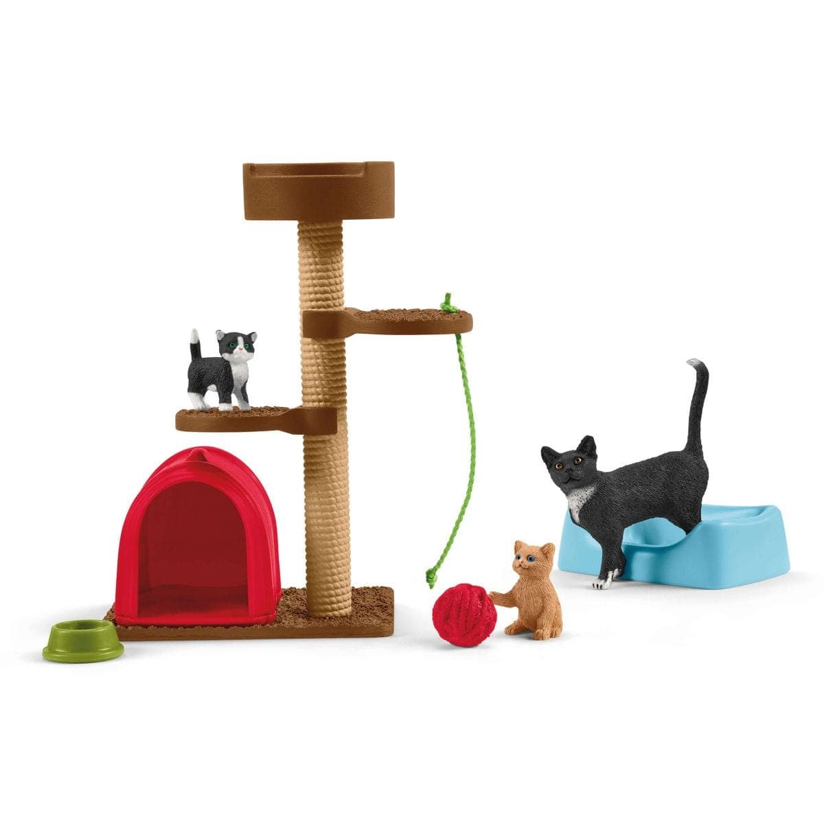 Schleich Animales y Dinosaurios Set de juego para lindos gatos coleccionables - Schleich SCH42501