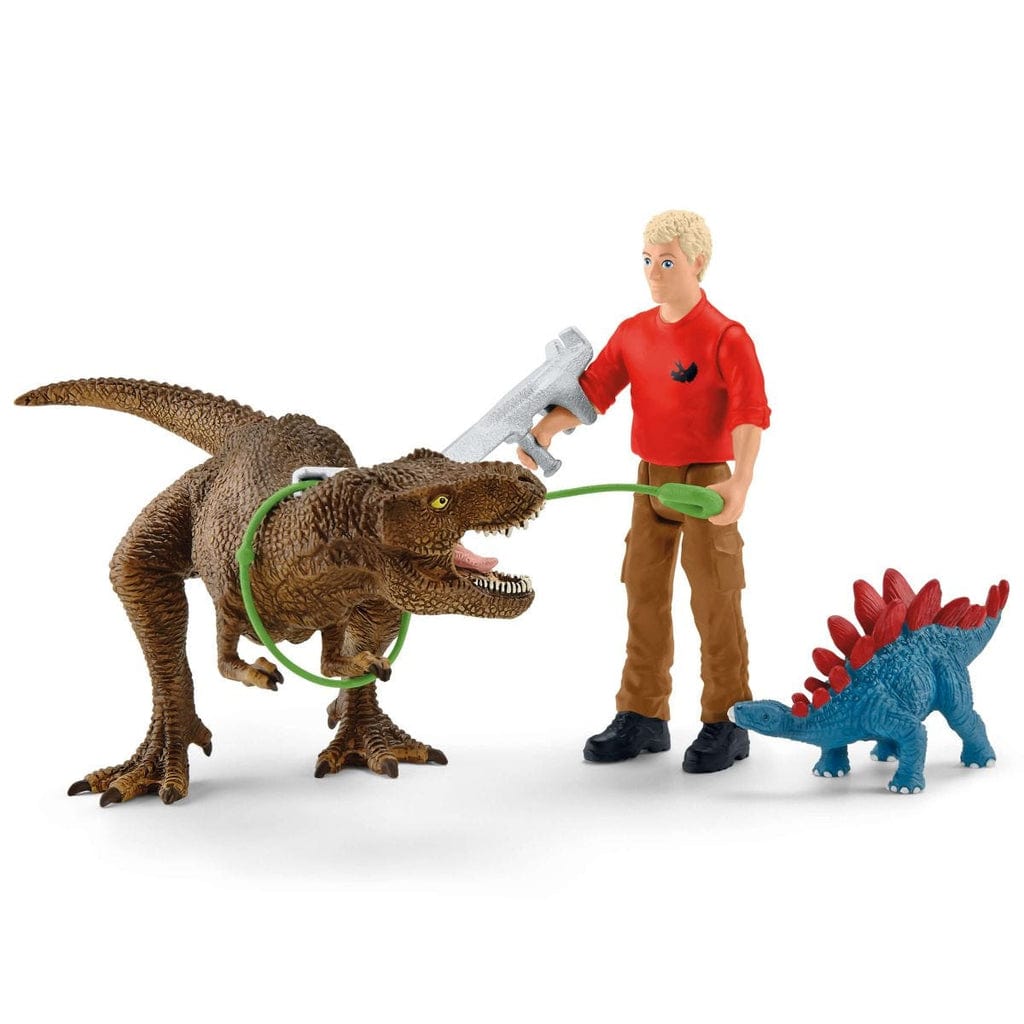 Schleich Animales y Dinosaurios Set de juegos Ataque del Tiranosaurio Rex - Schleich SCH41465