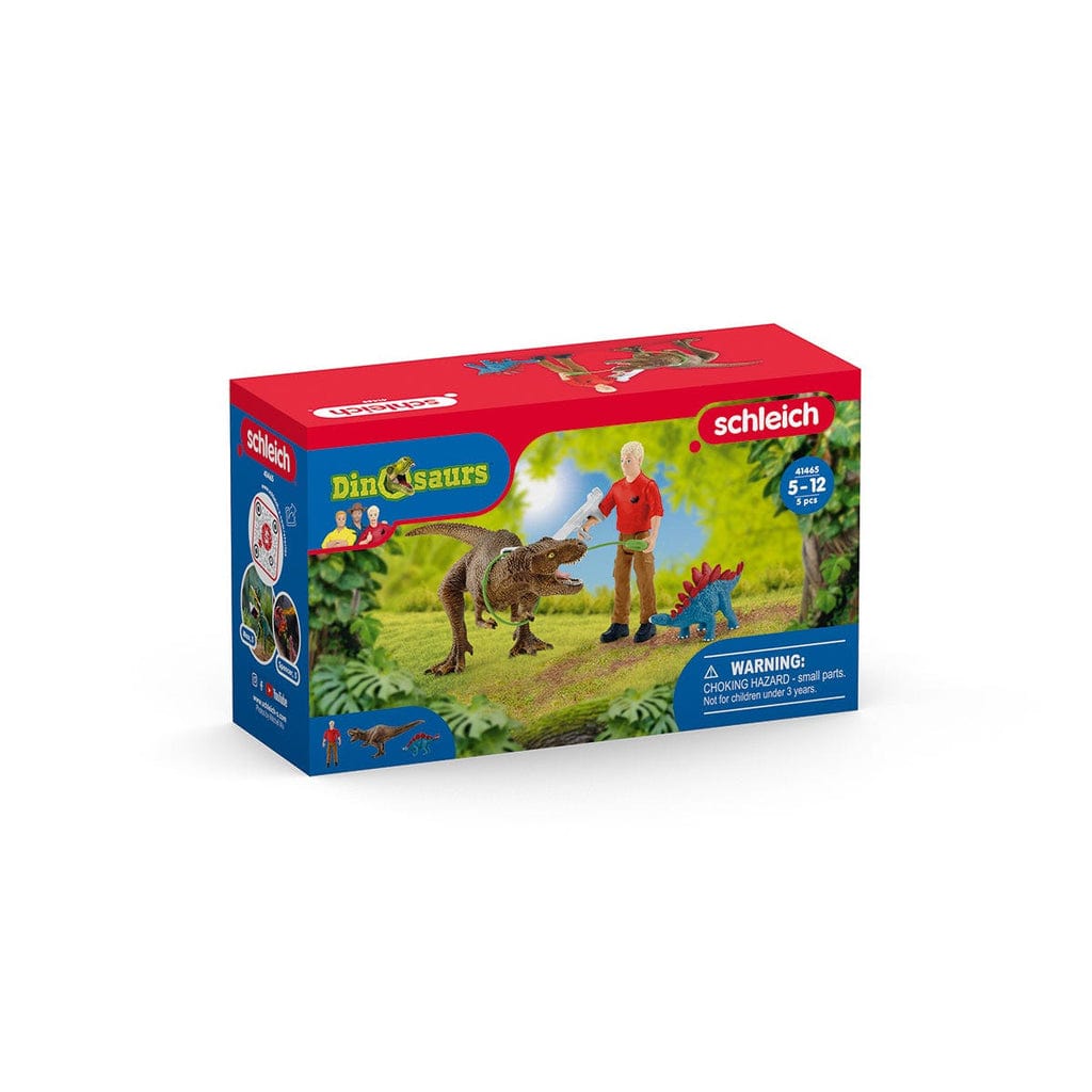Schleich Animales y Dinosaurios Set de juegos Ataque del Tiranosaurio Rex - Schleich SCH41465