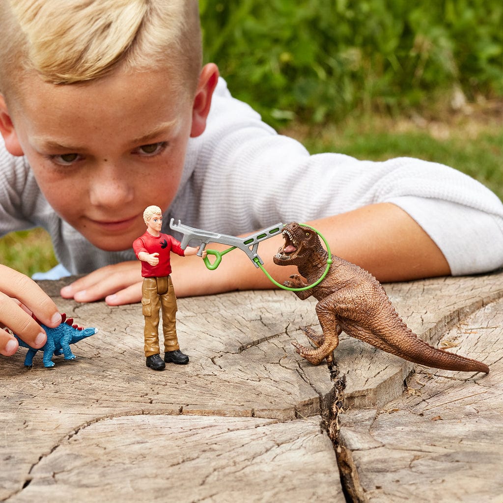 Schleich Animales y Dinosaurios Set de juegos Ataque del Tiranosaurio Rex - Schleich SCH41465