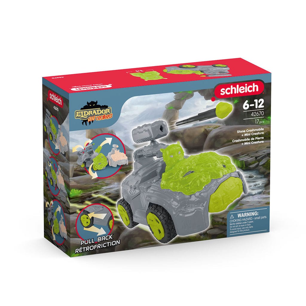 Schleich Animales y Dinosaurios Vehículo de Piedra con Mini Criatura coleccionable - Schleich SCH42670