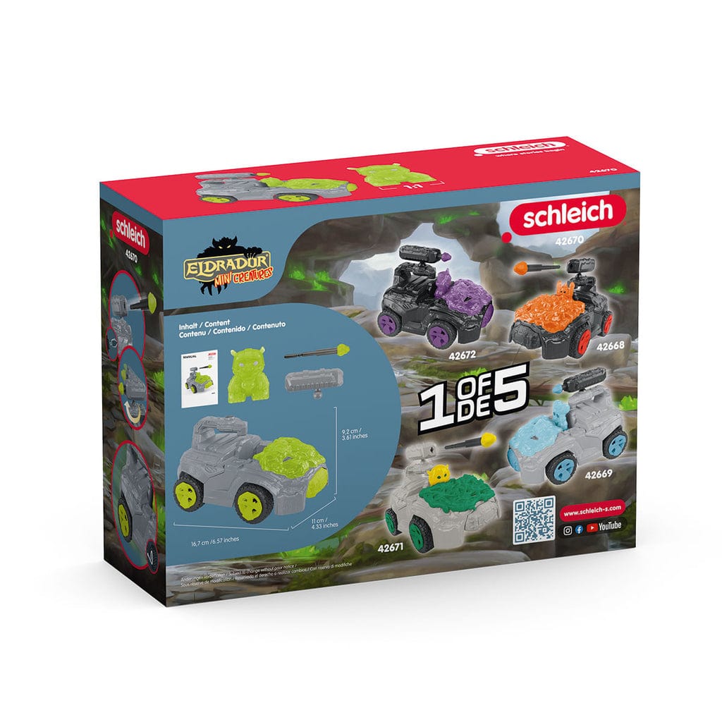 Schleich Animales y Dinosaurios Vehículo de Piedra con Mini Criatura coleccionable - Schleich SCH42670