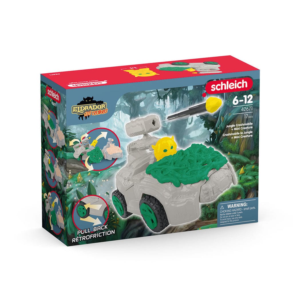 Schleich Animales y Dinosaurios Vehículo de Selva con Mini Criatura coleccionable - Schleich SCH42671