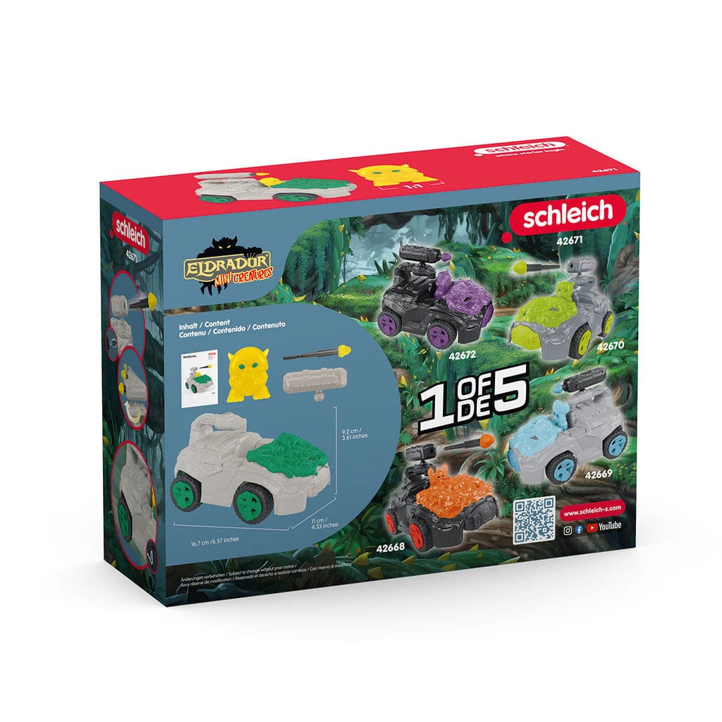 Schleich Animales y Dinosaurios Vehículo de Selva con Mini Criatura coleccionable - Schleich SCH42671