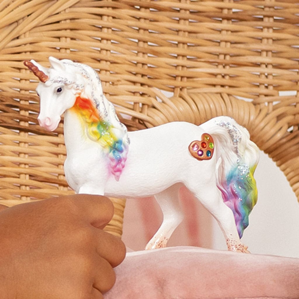 Schleich Animales y Dinosaurios Yegua de Unicornio arcoíris coleccionable - Schleich SCH70726