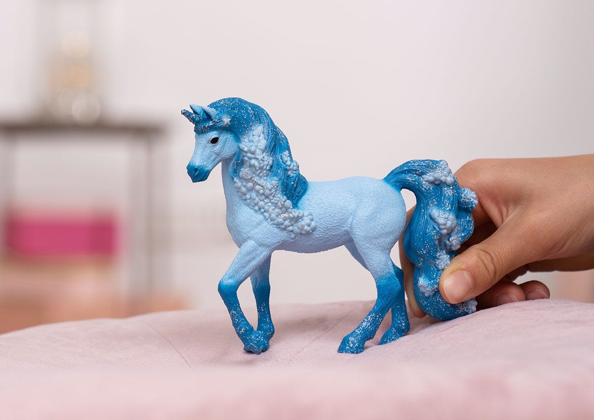 Schleich Animales y Dinosaurios Yegua Unicornio de agua elemental coleccionable - Schleich SCH70757