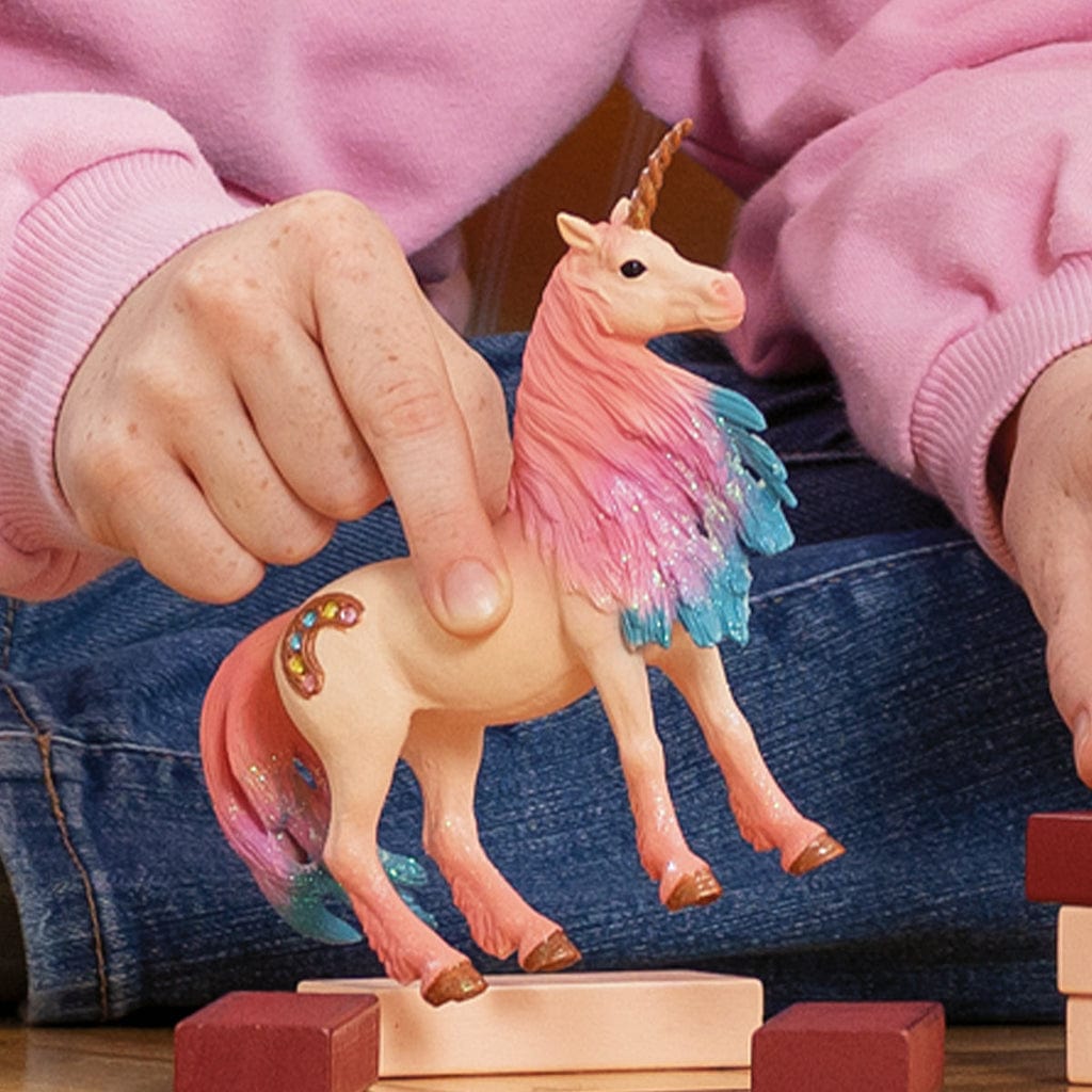 Schleich Animales y Dinosaurios Yegua unicornio Marshmallow coleccionable - Schleich SCH70723