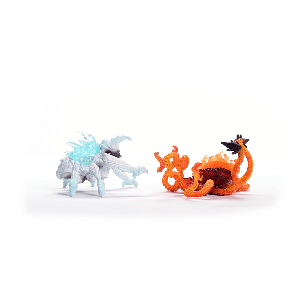 Schleich Figuras de colección Escarabajo de hielo contra pulpo de fuego coleccionable - Schleich SCH70826