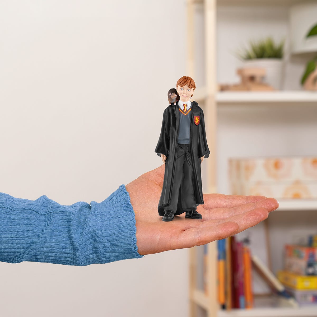 Schleich Figuras de colección Figura coleccionable Ron Weasley & Scabbers- Schleich SCH42634