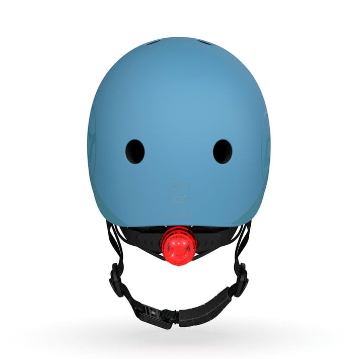 SCOOT AND RIDE Accesorios de Bicicletas Casco Acero Con Luz Led S-M S234