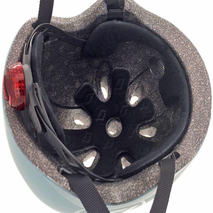 SCOOT AND RIDE Accesorios de Bicicletas Casco Acero Con Luz Led S-M S234