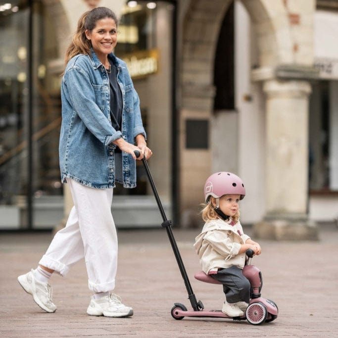 SCOOT AND RIDE Scooter Scooter 2 en 1 K1 Push and Go Wildberry - Scoot and Ride S277