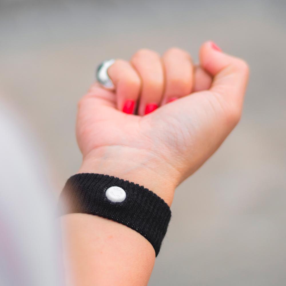 SEA BAND Seguridad 2 pulseras Anti-mareo Sea band Adulto Negro SA6452.N