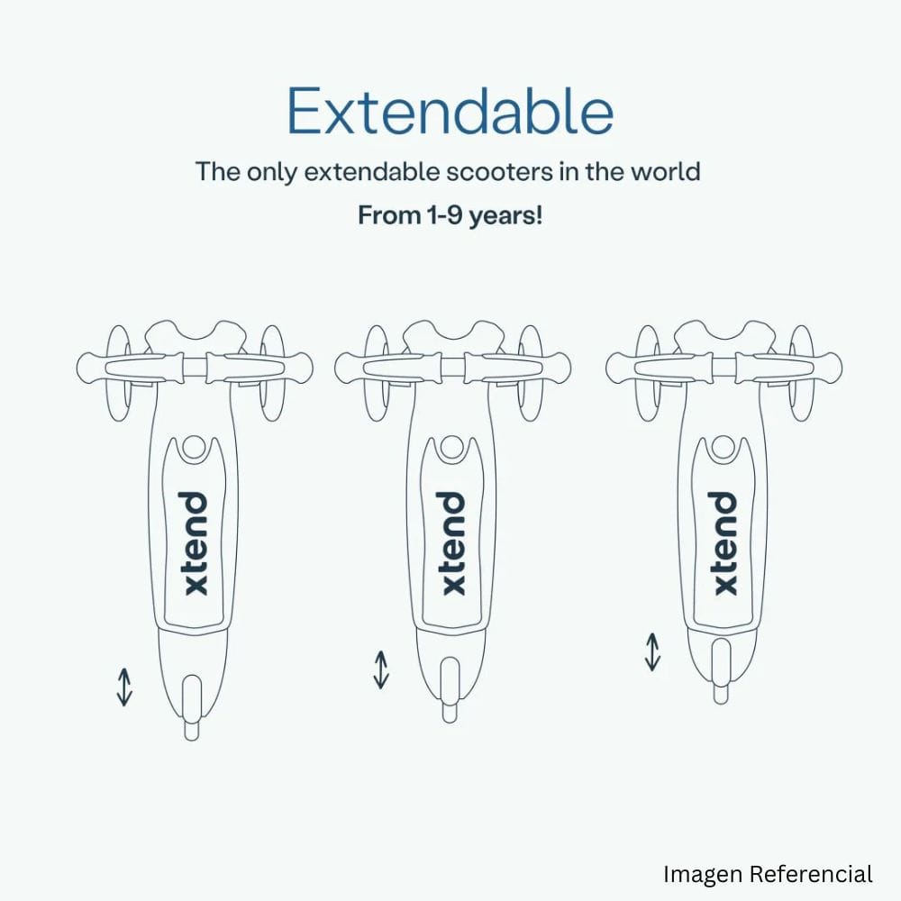Smartrike Scooter Scooter 3 en 1 Xtend Mini Ride Artici Blue - Smartrike SMTK2501301