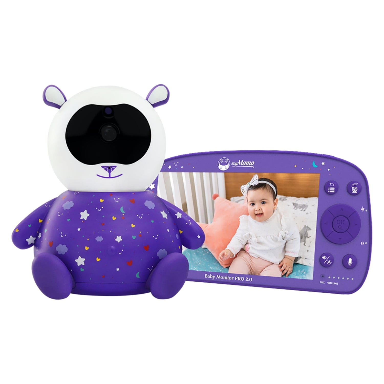 SoyMomo Monitor / Cámara para bebé Monitor de Bebé Baby Monitor Pro 2.0 - Soymomo Babymonitorpro20