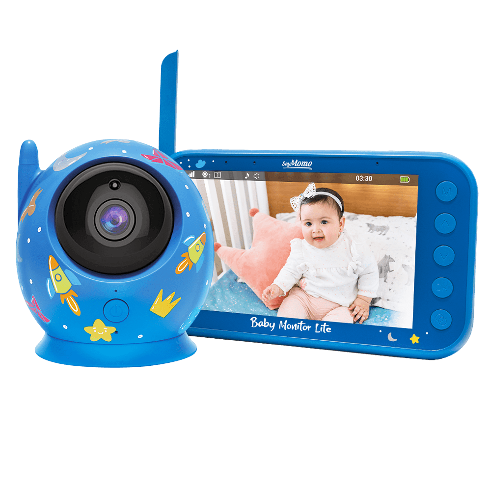 SoyMomo Seguridad Baby Monitor Lite Azul - Pantalla 4,3 SMHBML1BL