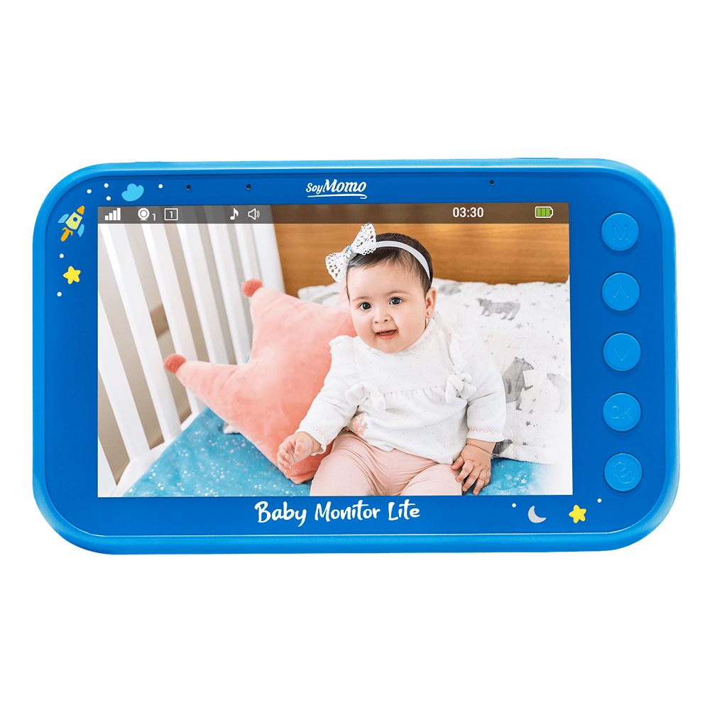 SoyMomo Seguridad Baby Monitor Lite Azul - Pantalla 4,3 SMHBML1BL