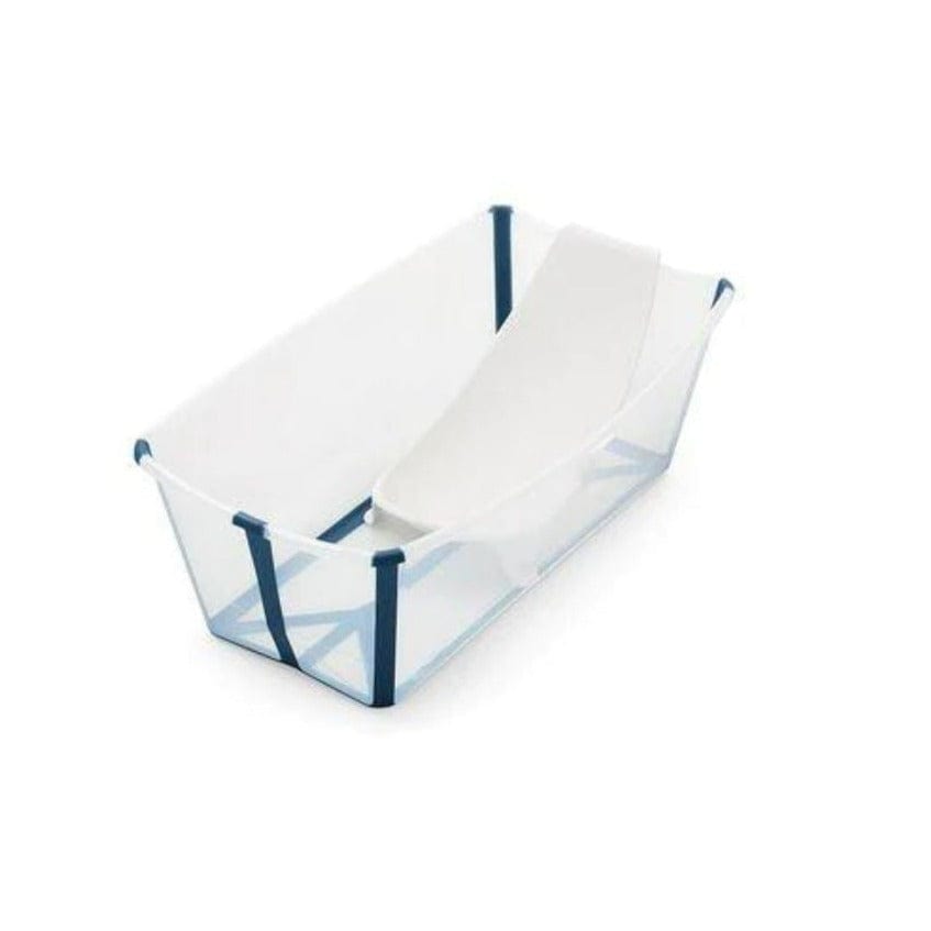 Stokke Accesorios bebé Pack Tina Plegable Flexi Bath Transparente Blue + Soporte RN FBTB