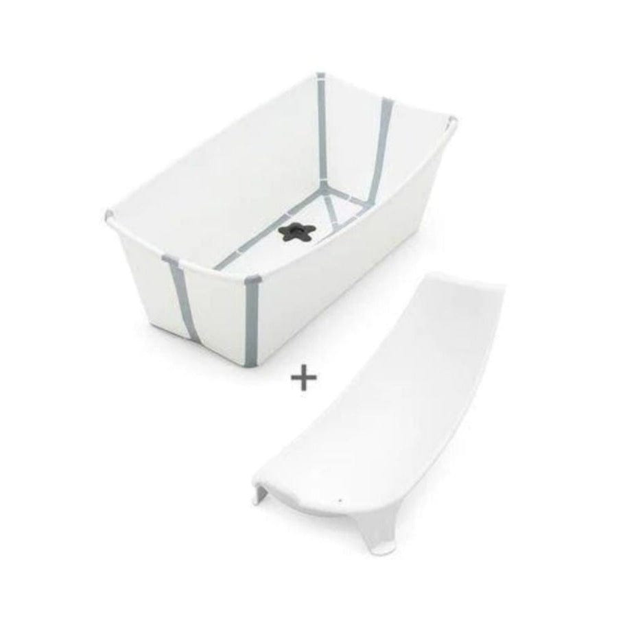 Stokke Accesorios bebé Pack Tina Plegable Flexi Bath White + Soporte RN FBWG