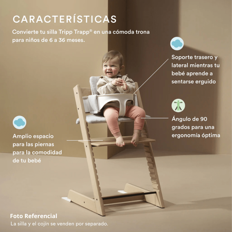 Stokke Sillas de comer Baby Set² para Silla Tripp Trapp Natural - Stokke 650001