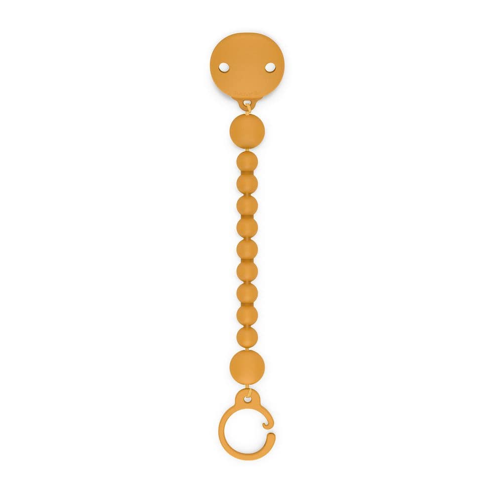 Suavinex Accesorios bebé Porta Chupete de Silicona Mostaza 401520
