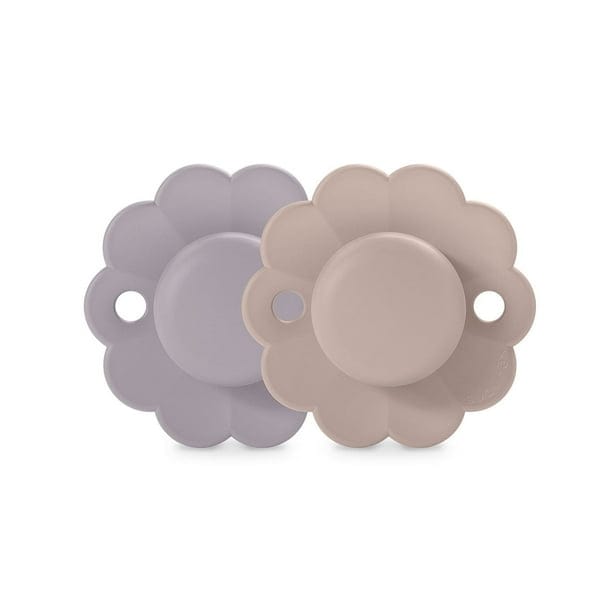 Suavinex Chupete Chupete x2 fisiológico silicona 6 - 18 meses Talla 2 Wonder Lave / PMauv - Suavinex 308407