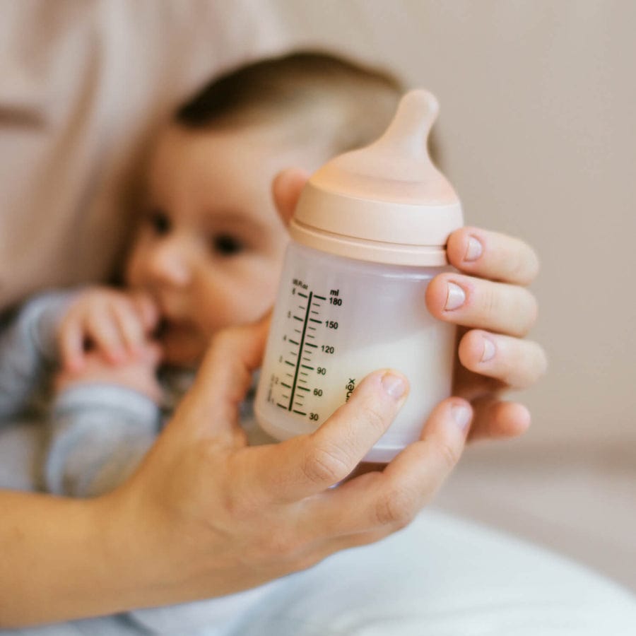 Suavinex Mamadera Mamadera Zero Zero 180 ml Tetina flujo adaptable - Suavinex 304590