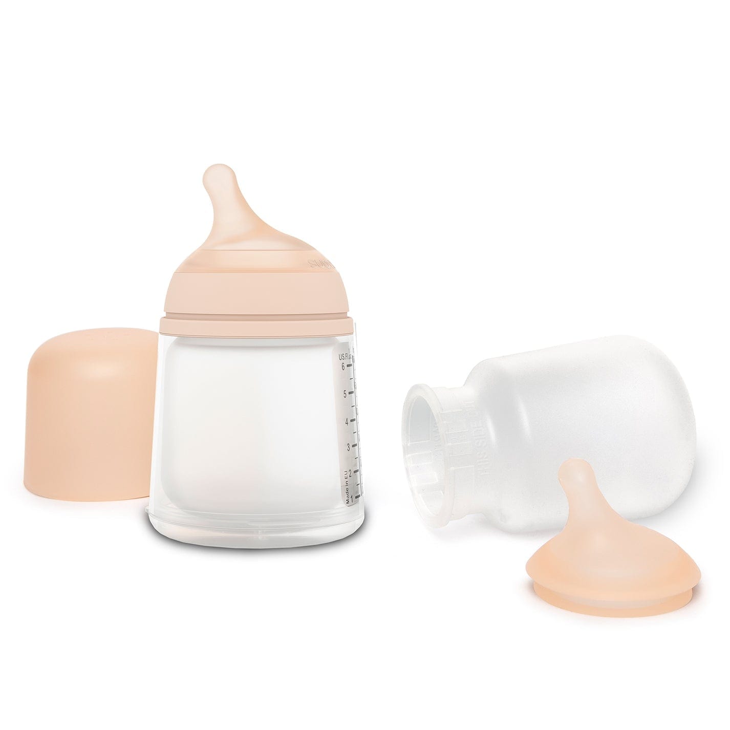 Suavinex Mamadera Pack mamadera zero zero 180 ml flujo adaptable + tetina de repuesto + bolsa anti cólicos - Suavinex 306422