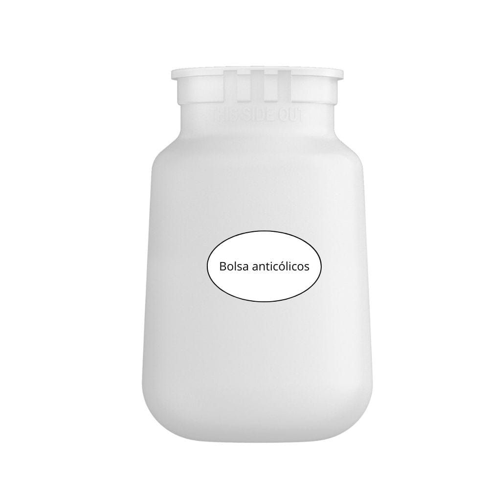 Suavinex Mamadera Pack mamadera zero zero 270 ml de flujo Medio + tetina de repuesto + bolsa anti cólicos de repuesto - Suavinex 306423