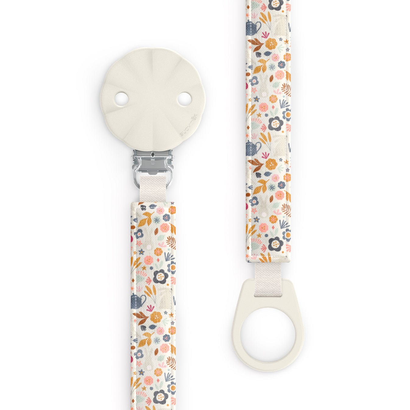 Suavinex Portachupete Portachupete de tela Wonderland Beige - Suavinex 402828