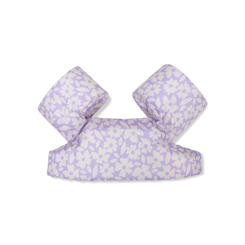 Swim Essentials Flotadores Chaleco con manguitos Flores Púrpuras 2-6 años - Swim Essentials 2024SE1094