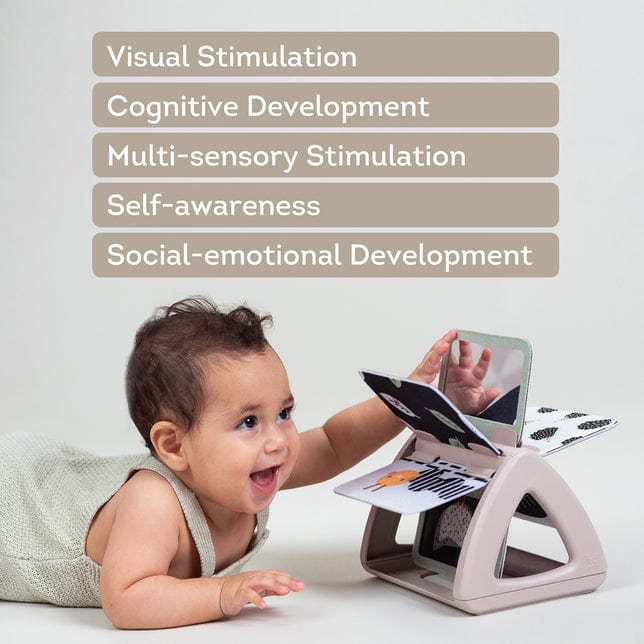 Taf Toys Libro Libro giratorio de aprendizaje blanco y negro - Taf toys 13385