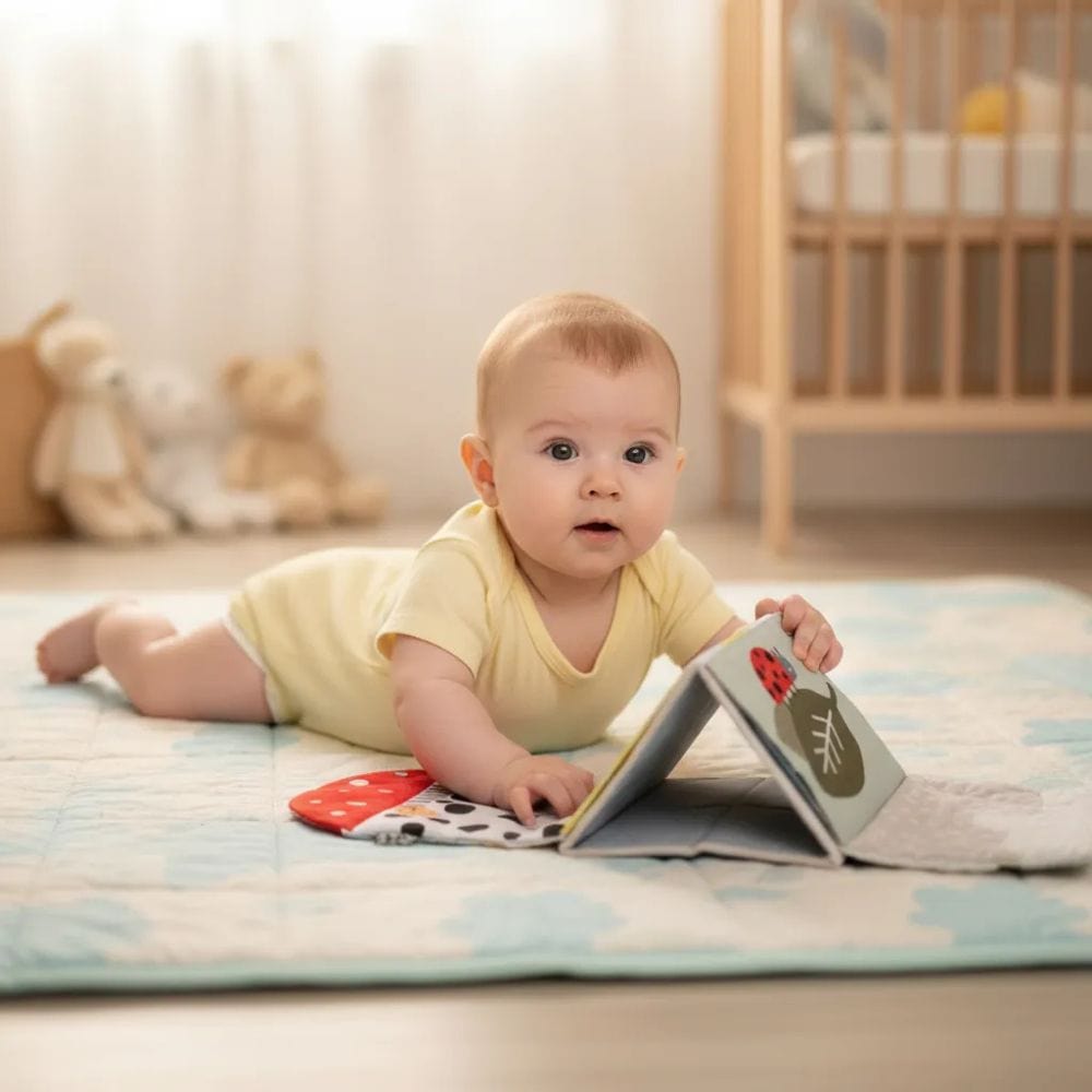 Taf Toys Libros de Tela Libro Sensorial Tummy time - Taf toys 13455