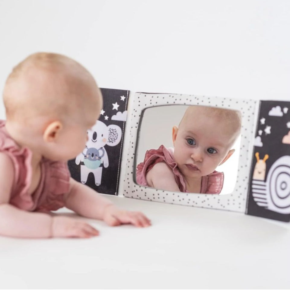 Taf Toys Libros Libro y espejo blanco y negro tummy time 12905