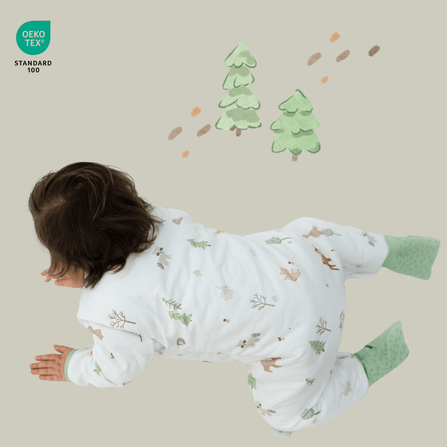 The Dream Bag Sacos de Dormir Saquito de Dormir Forest 60 cm TOG 2.5 (6–12 meses) – The Dream Bag DB-FS2-25-0