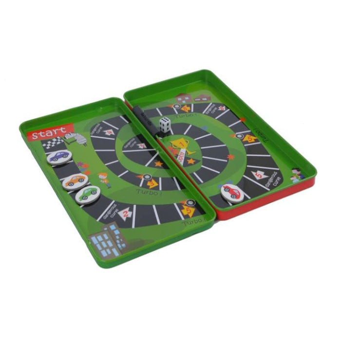 The Purple Cow Juegos de mesa Juego Magnético de Viaje - Carrera de Autos - The Purple Cow TPC742