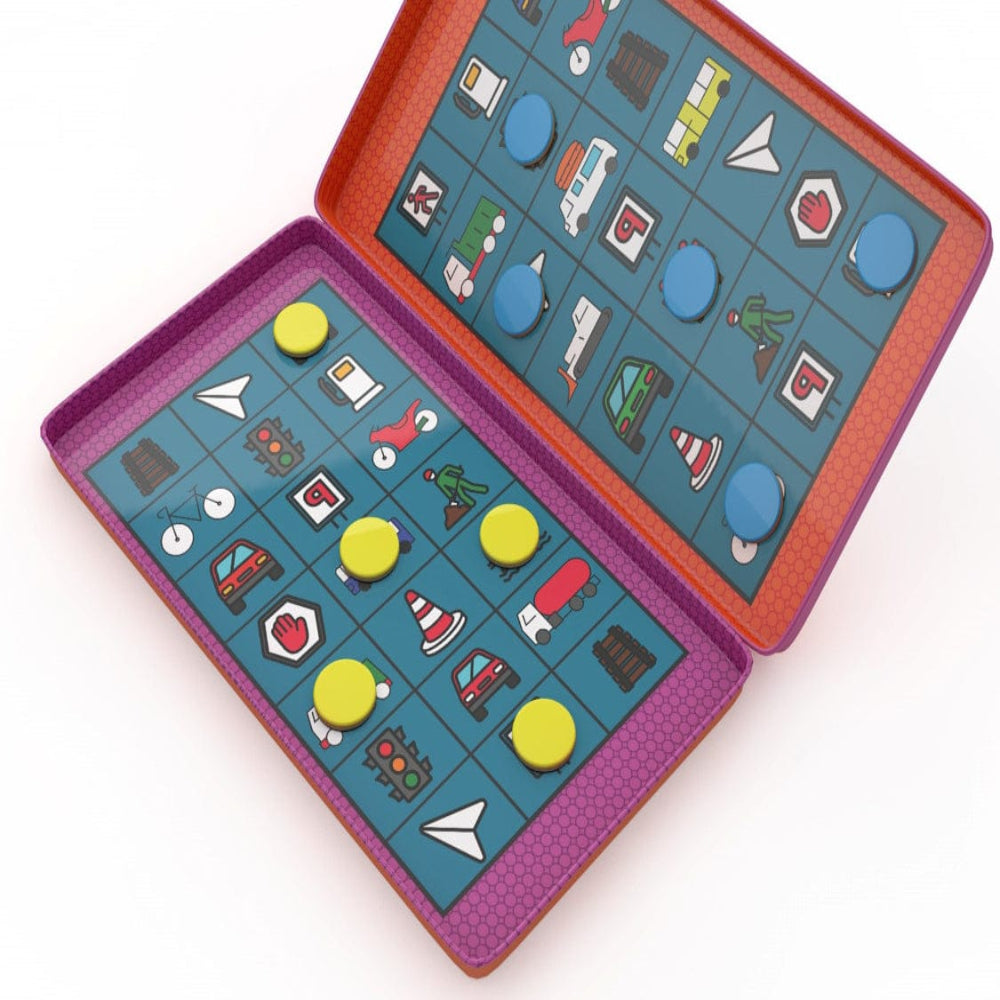 The Purple Cow Juegos de mesa Juego Magnético de Viaje - Road Trip Bingo - The Purple Cow TPC573