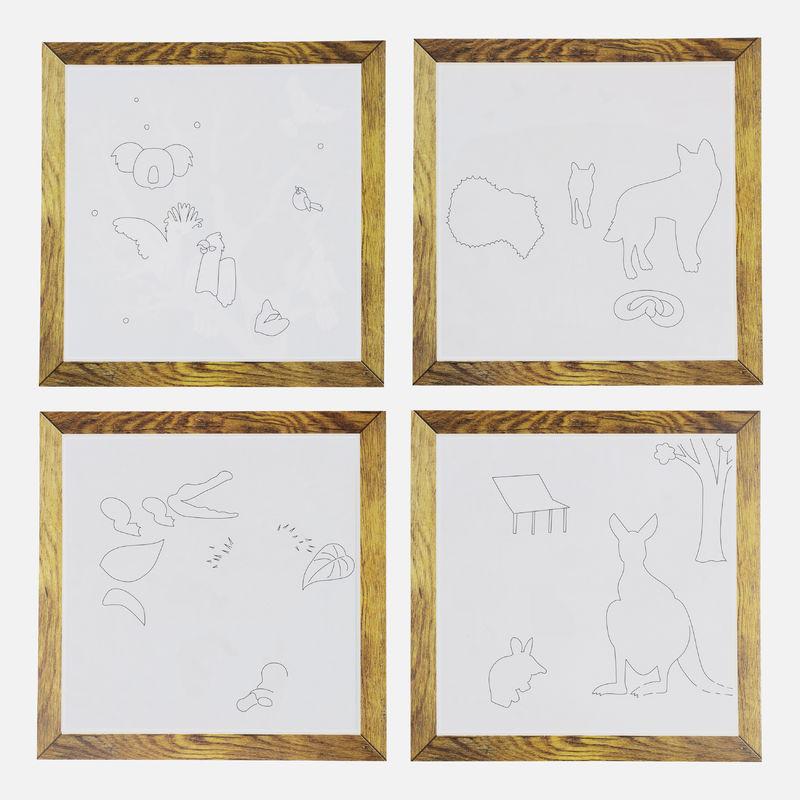 Tiger Tribe Arte y Manualidades Set para Pintar Con Agua Animales Australianos 14-027