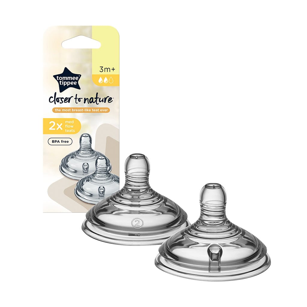 Tommee Tippee Alimentación Repuesto de Tetina Closer to Nature flujo medio 3+ TT42112252