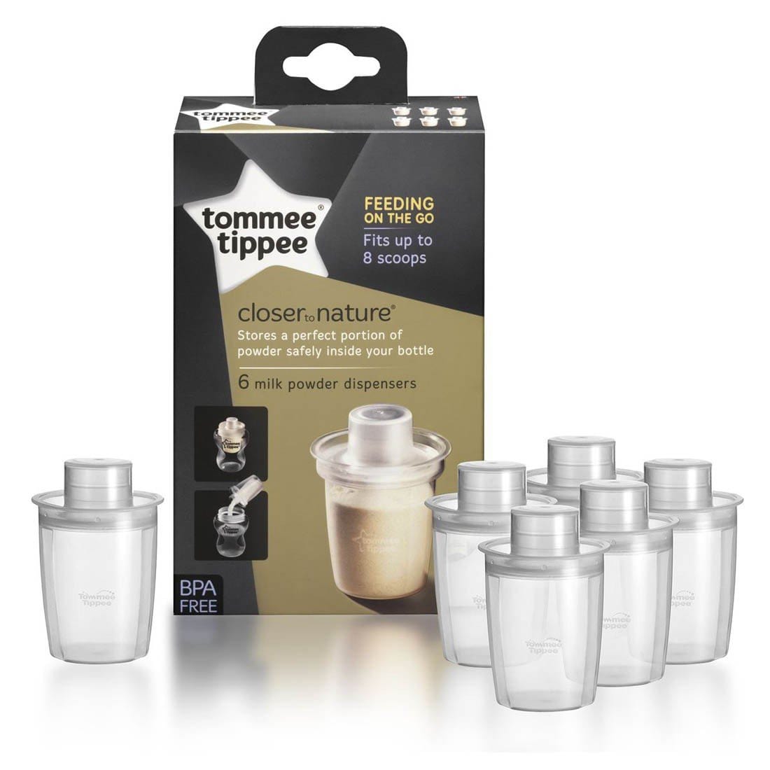 Tommee Tippee Mamadera Dosificador de leche 6 unidades - Tommee Tippee TT43136242