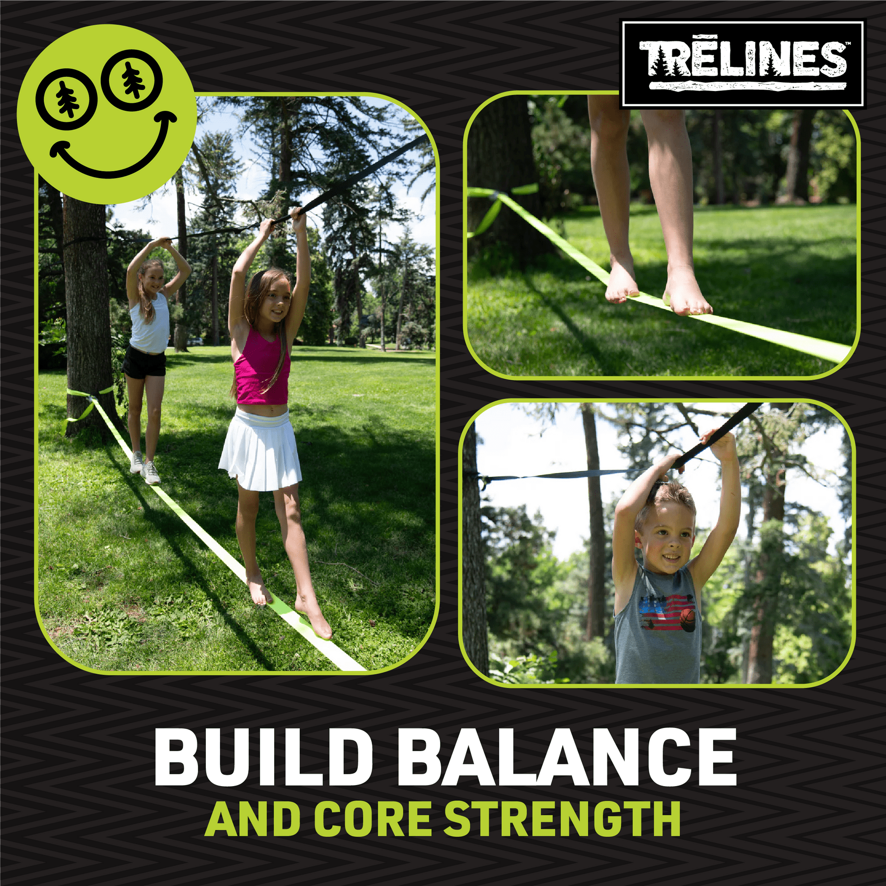 Trelines Juegos de Exterior Slackline Clásico para exterior 50 ft - Trelines 847125