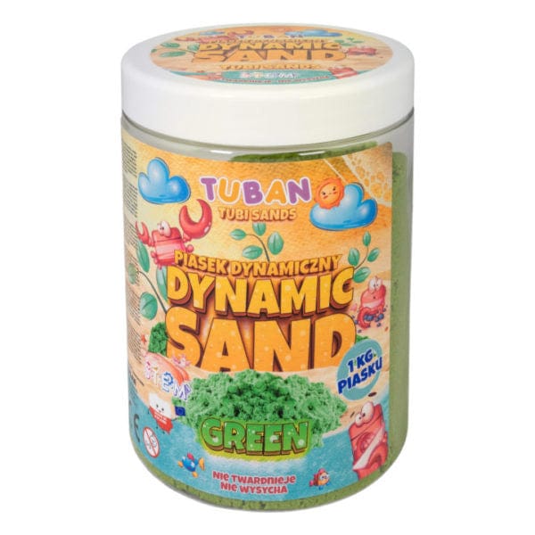 Tuban Arte / Manualidades Arena dinámica 1 kg Verde - Tuban TU3555