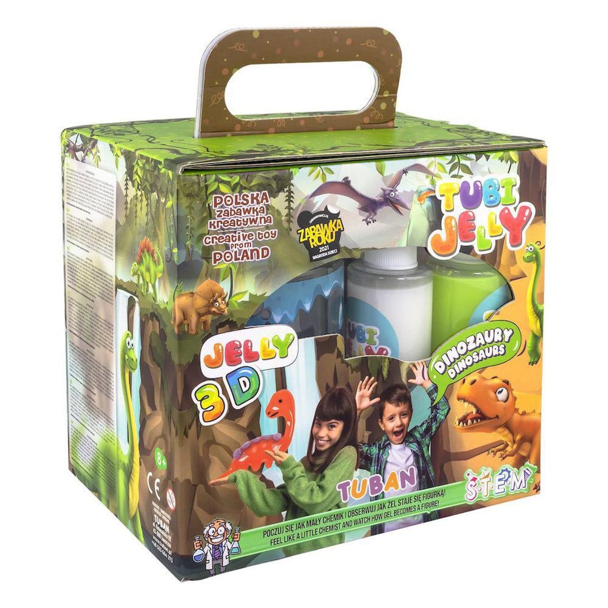 TUBAN Arte / Manualidades Set Tubi Jelly 6 colores + Acuario / Dinosaurios - Tuban TU3338