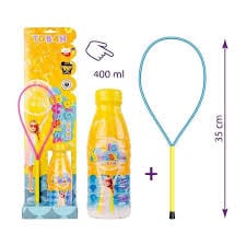 TUBAN Juegos de Exterior Set Anillo para Burbujas y 400 ml de líquido - Tuban TU3440