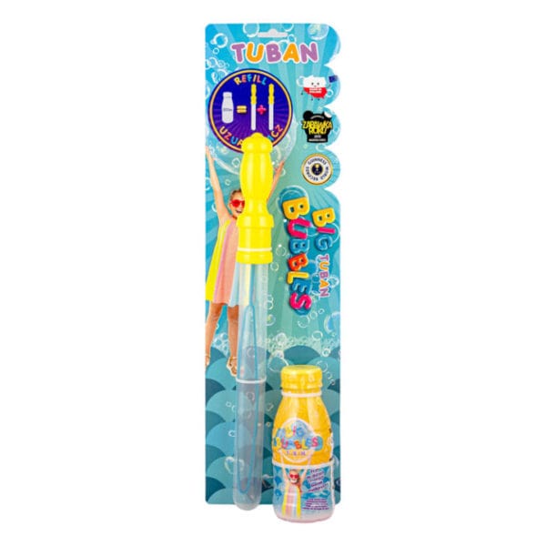 TUBAN Juegos de Exterior Set burbujas de espada con 250ml de líquido (dos recargas) TU3496