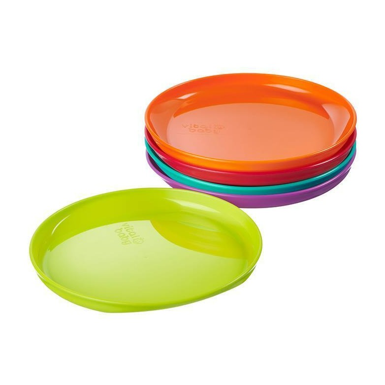 VITAL BABY Alimentación y Lactancia Pack 5 Platos Plásticos 443915
